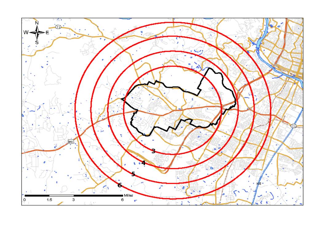 Oak Hill Trails Boundaries